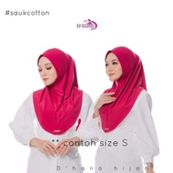 ~ SAIZ S ~READY STOCK COTTON SAUK DHANA