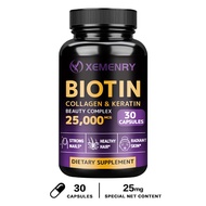 XEMENRY Biotin Supplement for Stronger Hair and Nails