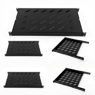 1U Sliding Telescopic Rack Shelf 19" Server Rack Mount Cabinet  4 Post