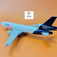 AIRCRAFT MD-11 FEDEX EXPRESS TRUCK 1/400 SCALE BEAUTIFUL BALLOON UNIQUE METAL CAST