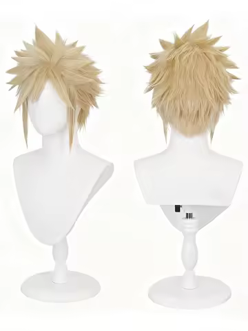 Final Fantasy 7 Claude Streyff cosplay wig Synthetic fiber wig