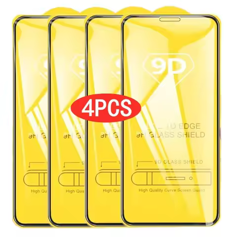 1-4PCS 9D Tempered Glass For Xiaomi 12T Poco X3 Pro M5 X4 Pro 5G F3 F4 GT M4 F1 M3 11T 11 9 8 Lite 1