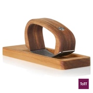 AdHoc Roccaalio Wooden Garlic Press With Stainless Blade Chopping Board L14xW4xH7.5cm