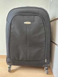 Samsonite 新秀麗25吋可擴張黑色布行李箱/喼/25inch Fabric Expandable Luggage/Baggage/Suitcase (換了全新金屬啤令轆更耐用及順滑)