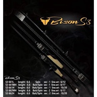 !!ถูกที่สุด!! คัน​ BISON​ S3​ ท่อนเดียวเบท/สปินรุ่นใหม่สุดแพ็ค​ท่อ​พี​วี​ชี​อย่างดี​    KM4.29916[รอ