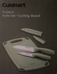 Cuisinart 5 件刀具組 + 砧板