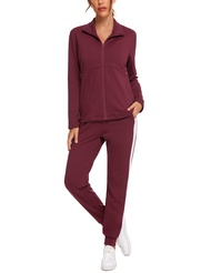 HALCYEEN Sweatsuits For Women Set 2 Piece Outfits For Women Jogging Suit Lounge Sweatshirt & Jogger 