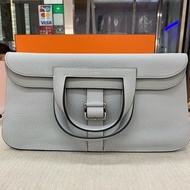 Hermes Halzan 31 Bleu Saint-Cyr