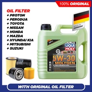 (With Original Oil Filter) Liqui Moly MOLYGEN 5W30 Fully Synthetic (4L) NEW GENERATION Engine Oil 5W-30