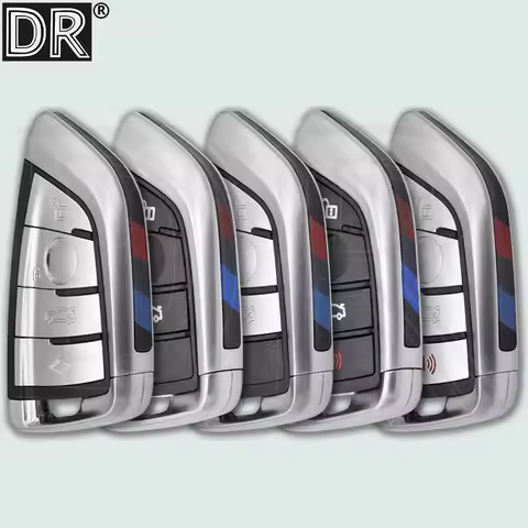 DR 3/4 Button Replacement Car Remote Key Shell Case Sopport F/G Chassis For BMW 3 5 7 8 F Series X3 