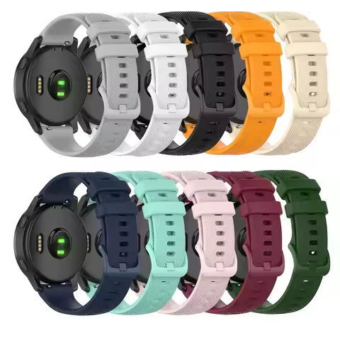 18 20 22mm Sport Silicone Wrist Strap For Garmin Vivoactive4S 4 3 Smart Watch Band For Vivoactive 3 