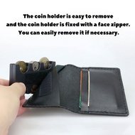 PU Leather Card Wallet Purse Lightweight Compact Easy Portability Wallet Gifts for Men Gentlemen