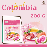 เมล็ดกาแฟคั่วอ่อน Colombia Pink Bourbon
