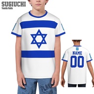 2025 New AdultCustom Name Number Israel Flag Emblem 3D T-shirts For Kids Youth Boy/Girl Tees jersey
