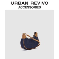 Urban REVIVO2023 Autumn New Style Ladies Modern Retro Crescent Small Messenger Bag UAWB32380