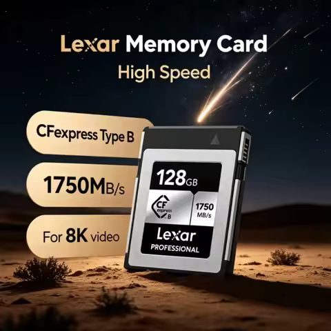 Lexar CFexpress Type B Memory Card Read 1750MB/s 512GB Storage Card CF express Type B Card 128GB 256