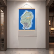 Poster GTA 5 Bản Đồ Tự Dính Trang Trí Tường Phòng Ký Túc Xá Tùy Chọn Treo Tùy Chọn Dán Lên Tường Bề 