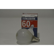 TUNGSRAM PING PONG LIGHT BULB E14 240V 60W - FROSTED