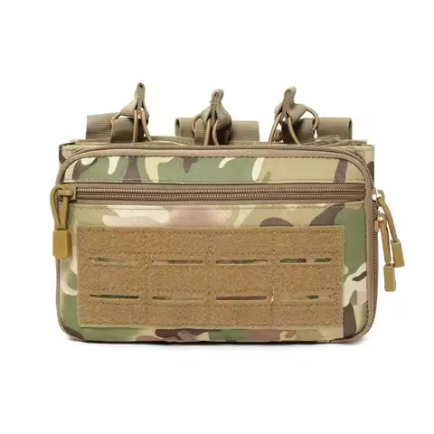 Tactical Triple Magazine Pouch Molle 5.56 M4 Mag Holster Outdoor Hiking Hunting Admin Vest Pouches E