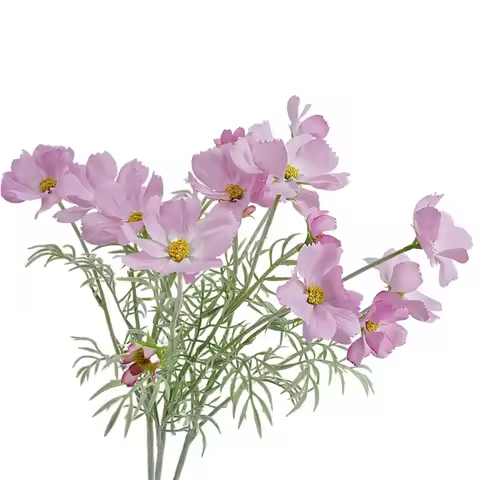3pcs Artificial Flowers Silk Princess Cosmos Home Living Room Decoration Simulation Pink Orange Gesa