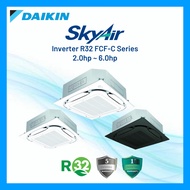 DAIKIN Sky Air Inverter FCF-C Series R32 Cassette 2.0/2.5/3.0/4.0/4.5/5.0hp