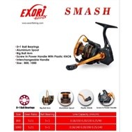 EXORI SMASH 800 AND 1000 REEL, EXORI HISTORIC 1000 POWER HANDLE