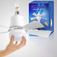 Ceiling Fan with LED Light Adjustable Wind Speed Remote Control Bedroom E27 UK Ceiling Fans