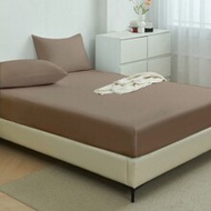 HONEYMOON 2/3pcs Solid Color Bedding Set (2pcs = 1 Fitted Sheet + 1 Pillowcase; 3pcs = 1 Fitted Shee