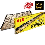 DID VX3 X-RING 520/525/530 124L 120L GOLD Chain FOR MOTORCYCLE ALL SUPERBIKE DUCATI KAWASAKI APRILIA