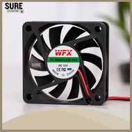 Sure Inverter Fan DC Mini Cooling Computer Cooling Fan 12V 1A 6010 includes 2 pin connector