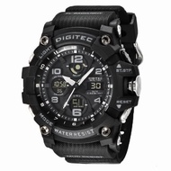 Jam Tangan Pria Digitec Original Dualtime Pasukan Militer Tahan Air 100m Garansi 1 Tahun DA2125