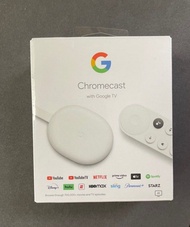 Google Chromecast with Google TV 4K 串流播放裝置