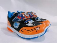金英鞋坊 TOBOT機器戰士男童SGS檢驗合格電燈運動鞋 16108-桔 台灣製造 超低直購價350元