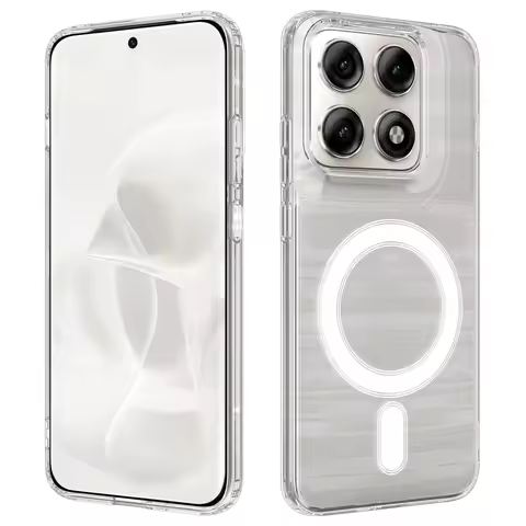 Case For MOTO Edge 70 Pro / Pro+ 5G For Magsafe Magnetic Acrylic Transparent All-wrap PC Hard Cover 