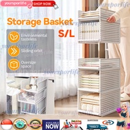【SG Seller】Wardrobe adjustable Shelf Clothes Organiser Storage Rack Drawer Clothes Closet wardrobe o