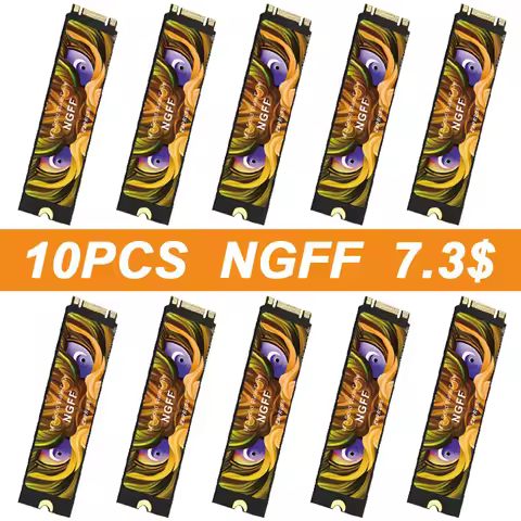 Wholesale NGFF SSD 10PCS M.2 2280 128GB 256GB 512GB 1TB M.2 ngff SATA III High Speed Storage Bulk Di