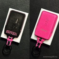Suitable for Ferrari 296gtb/gts/fuv/roma Handmade Customized Genuine Leather Car Key Case Protective