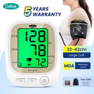 [5 Year Warranty]Cofoe Blood Pressure Monitor Digital Upper Arm Machine Original BP Machine with Tri