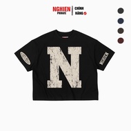 Boxy N Tee T-shirt for men and women, 100% cotton 280gsm, shrink treated, unisex form NGHIEN PRIVATE