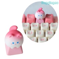 RR Keycaps Cartoon Rabbit Shaped 3D Keycap ESC Customizeds Crosses Axises Keyboards Keycap