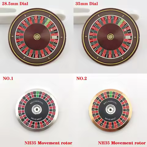 Watch Dial NH35 Dial Creative Color-Printed Series Dial Is Suitable for NH35/36 Movement Watch Acces