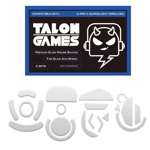 1 Pack Talon Games Mouse Arc Skates For Logitech GPW GPro X 1st 2nd G403 G502 Lightspeed G502X Viper
