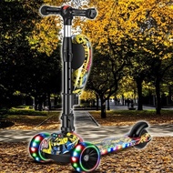 Kick Scooter for Kids Slides Adjustable Kicks Scooter 3 Wheels Balancing Bike  1-12 Years Old Kids S