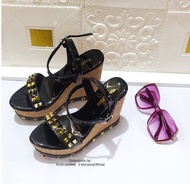 Wedges 10 cm Croocs High Heels Wanita RNM.Market