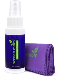 Screen Mom Screen Cleaner Kit for Laptop, Phone Cleaner, iPad, Eyeglass, LED, LCD, TV - Includes 2oz