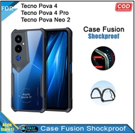Case Tecno Pova 4 Pova 4 Pro Pova Neo 2 Softcase Fusion Shockproof Transparan Casing