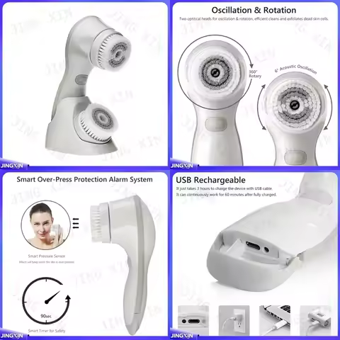for Oral B Electric Toothbrush Head Replacement Oscillating Rotary Cleansing Brush Tips Compatible w