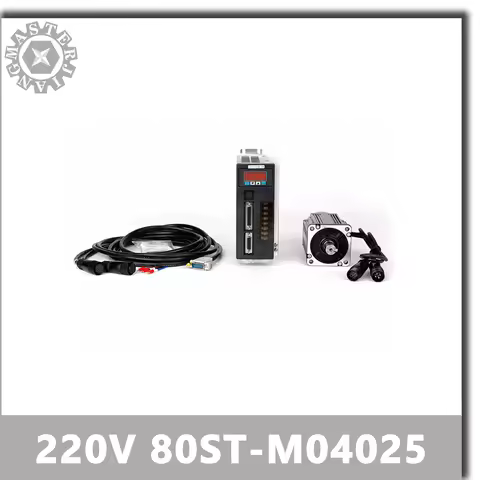 220V 1000W 80ST-M04025 ac Servo motor 4N.M 1KW 2500RPM servomotor Single-Phase AC Drive permanent ma