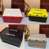 Foldable Camping Storage Box There Is A Lid Lock 2 Sizes Available. Small 53*41*31cm 50L And Large 6