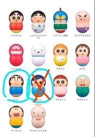 蠟筆小新 不倒翁 扭蛋公仔